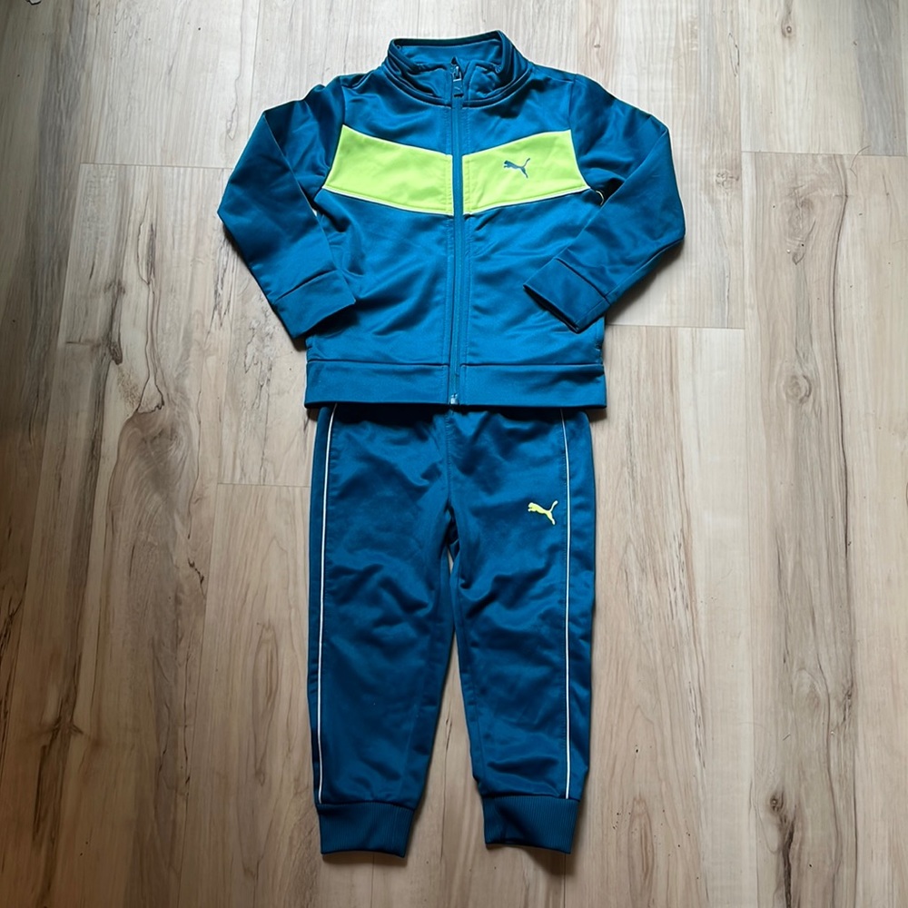 Teal Puma Track Suit 3T.